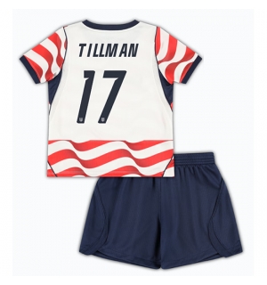 Forente stater Malik Tillman #17 Hjemmedraktsett Barn VM 2026 Kortermet (+ Korte bukser)