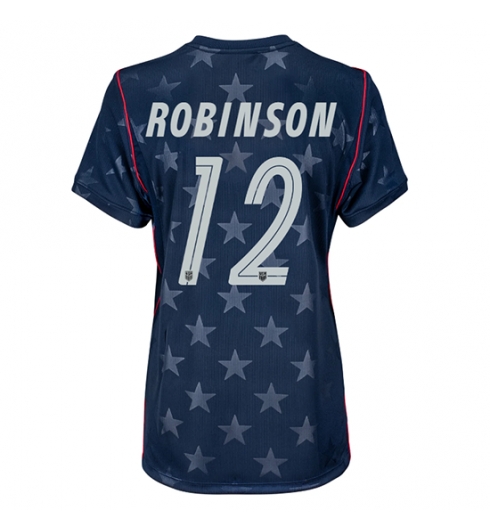 Forente stater Miles Robinson #12 Bortedrakt Dame VM 2026 Kortermet Forente stater Miles Robinson #12 Bortedrakt Dame VM 2026 Kortermet