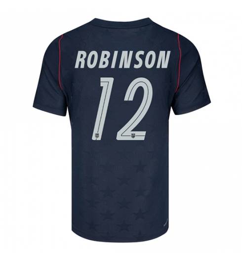 Forente stater Miles Robinson #12 Bortedrakt VM 2026 Kortermet Forente stater Miles Robinson #12 Bortedrakt VM 2026 Kortermet