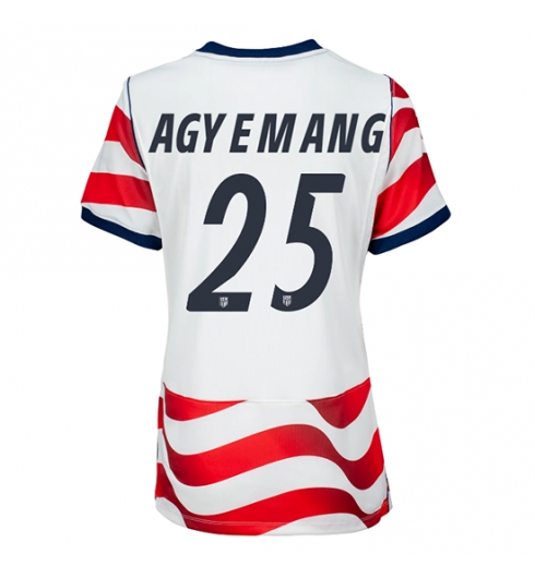 Forente stater Patrick Agyemang #25 Hjemmedrakt Dame VM 2026 Kortermet Forente stater Patrick Agyemang #25 Hjemmedrakt Dame VM 2026 Kortermet