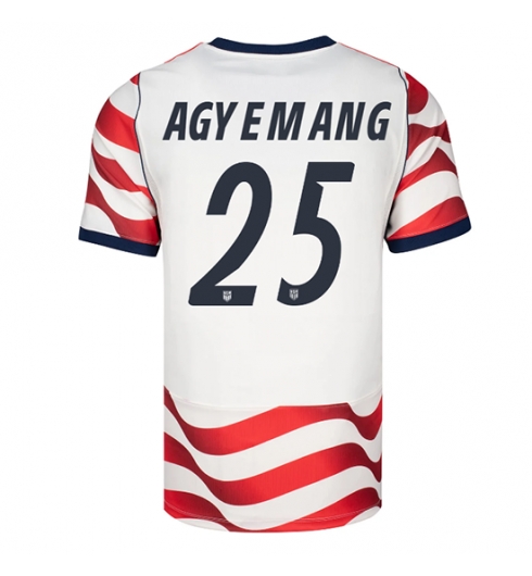 Forente stater Patrick Agyemang #25 Hjemmedrakt VM 2026 Kortermet Forente stater Patrick Agyemang #25 Hjemmedrakt VM 2026 Kortermet