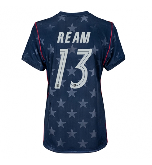 Forente stater Tim Ream #13 Bortedrakt Dame VM 2026 Kortermet Forente stater Tim Ream #13 Bortedrakt Dame VM 2026 Kortermet