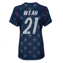 Forente stater Timothy Weah #21 Bortedrakt Dame VM 2026 Kortermet
