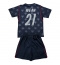 Forente stater Timothy Weah #21 Bortedraktsett Barn VM 2026 Kortermet (+ Korte bukser)