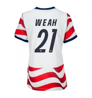Forente stater Timothy Weah #21 Hjemmedrakt Dame VM 2026 Kortermet