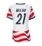 Forente stater Timothy Weah #21 Hjemmedrakt Dame VM 2026 Kortermet Forente stater Timothy Weah #21 Hjemmedrakt Dame VM 2026 Kortermet