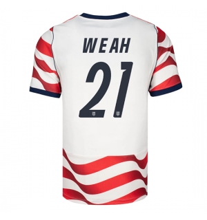 Forente stater Timothy Weah #21 Hjemmedrakt VM 2026 Kortermet