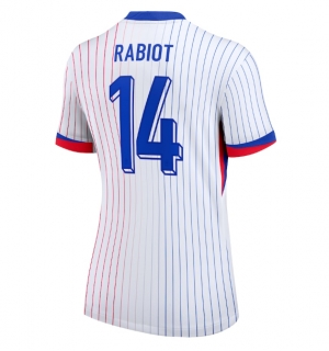 Frankrike Adrien Rabiot #14 Bortedrakt Dame EM 2024 Kortermet