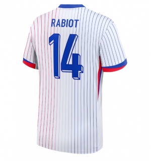 Frankrike Adrien Rabiot #14 Bortedrakt EM 2024 Kortermet
