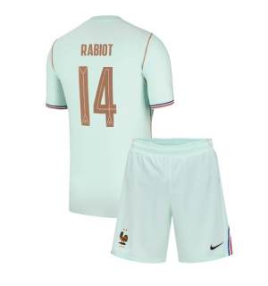 Frankrike Adrien Rabiot #14 Bortedraktsett Barn VM 2026 Kortermet (+ Korte bukser)