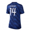Frankrike Adrien Rabiot #14 Hjemmedrakt Dame VM 2026 Kortermet Frankrike Adrien Rabiot #14 Hjemmedrakt Dame VM 2026 Kortermet
