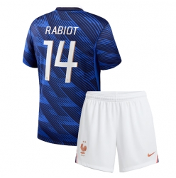 Frankrike Adrien Rabiot #14 Hjemmedraktsett Barn VM 2026 Kortermet (+ Korte bukser)