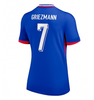 Frankrike Antoine Griezmann #7 Hjemmedrakt Dame EM 2024 Kortermet