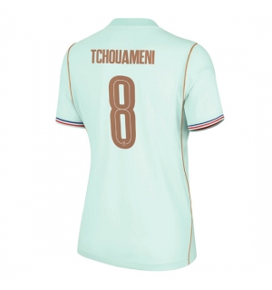 Frankrike Aurelien Tchouameni #8 Bortedrakt Dame VM 2026 Kortermet