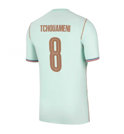 Frankrike Aurelien Tchouameni #8 Bortedrakt VM 2026 Kortermet Frankrike Aurelien Tchouameni #8 Bortedrakt VM 2026 Kortermet