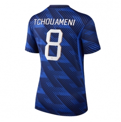 Frankrike Aurelien Tchouameni #8 Hjemmedrakt Dame VM 2026 Kortermet