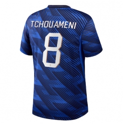 Frankrike Aurelien Tchouameni #8 Hjemmedrakt VM 2026 Kortermet