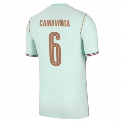 Frankrike Eduardo Camavinga #6 Bortedrakt VM 2026 Kortermet