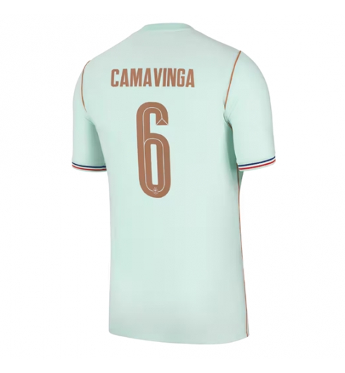 Frankrike Eduardo Camavinga #6 Bortedrakt VM 2026 Kortermet Frankrike Eduardo Camavinga #6 Bortedrakt VM 2026 Kortermet