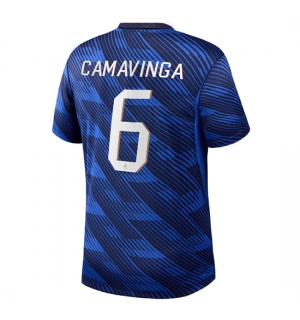 Frankrike Eduardo Camavinga #6 Hjemmedrakt VM 2026 Kortermet