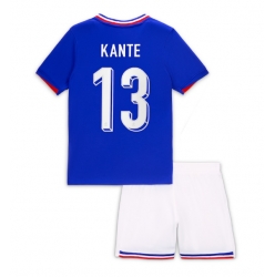 Frankrike Kante #13 Hjemmedraktsett Barn EM 2024 Kortermet (+ Korte bukser)