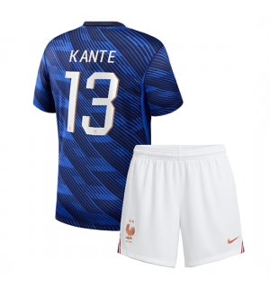 Frankrike Kante #13 Hjemmedraktsett Barn VM 2026 Kortermet (+ Korte bukser)
