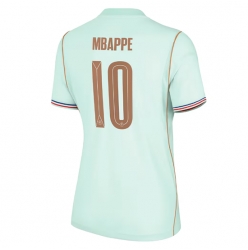 Frankrike Kylian Mbappe #10 Bortedrakt Dame VM 2026 Kortermet