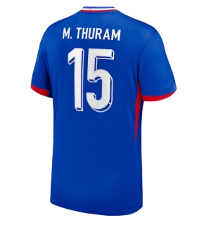 Frankrike Marcus Thuram #15 Hjemmedrakt EM 2024 Kortermet