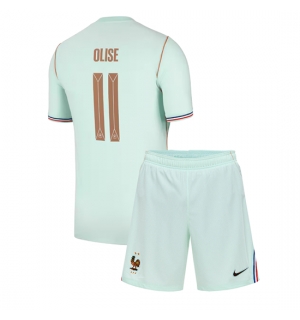 Frankrike Michael Olise #11 Bortedraktsett Barn VM 2026 Kortermet (+ Korte bukser)