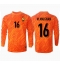 Frankrike Mike Maignan #16 Keeper Bortedrakt EM 2024 Langermet