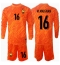 Frankrike Mike Maignan #16 Keeper Bortedraktsett Barn EM 2024 Langermet (+ Korte bukser)