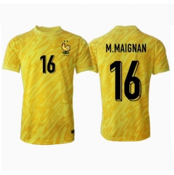 Frankrike Mike Maignan #16 Keeper Hjemmedrakt EM 2024 Kortermet