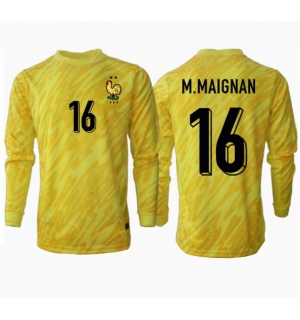 Frankrike Mike Maignan #16 Keeper Hjemmedrakt EM 2024 Langermet