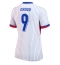 Frankrike Olivier Giroud #9 Bortedrakt Dame EM 2024 Kortermet
