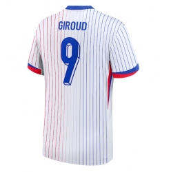 Frankrike Olivier Giroud #9 Bortedrakt EM 2024 Kortermet