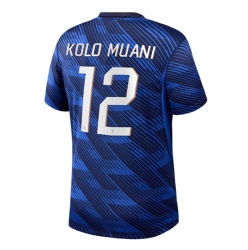 Frankrike Randal Kolo Muani #12 Hjemmedrakt VM 2026 Kortermet