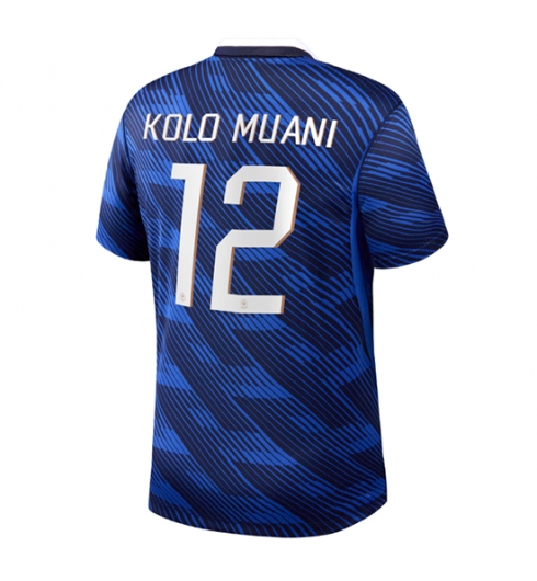 Frankrike Randal Kolo Muani #12 Hjemmedrakt VM 2026 Kortermet Frankrike Randal Kolo Muani #12 Hjemmedrakt VM 2026 Kortermet