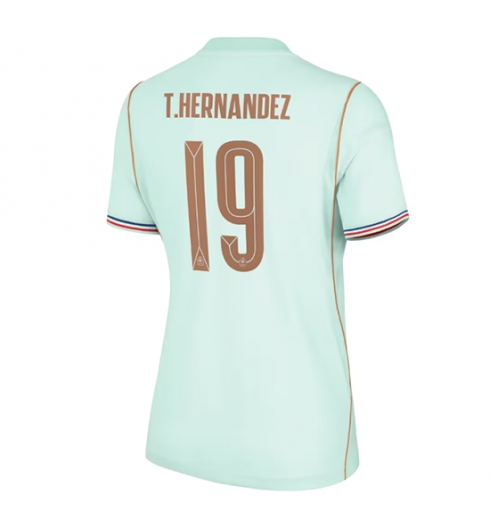 Frankrike Theo Hernandez #19 Bortedrakt Dame VM 2026 Kortermet Frankrike Theo Hernandez #19 Bortedrakt Dame VM 2026 Kortermet