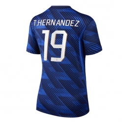Frankrike Theo Hernandez #19 Hjemmedrakt Dame VM 2026 Kortermet
