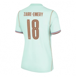 Frankrike Warren Zaire-Emery #18 Bortedrakt Dame VM 2026 Kortermet