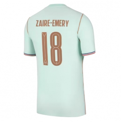 Frankrike Warren Zaire-Emery #18 Bortedrakt VM 2026 Kortermet