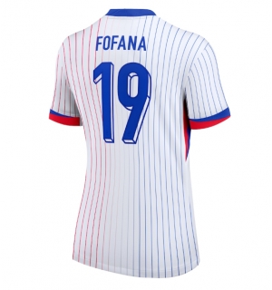 Frankrike Youssouf Fofana #19 Bortedrakt Dame EM 2024 Kortermet