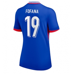Frankrike Youssouf Fofana #19 Hjemmedrakt Dame EM 2024 Kortermet