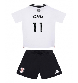Fulham Adama Traore #11 Hjemmedraktsett Barn 2024-25 Kortermet (+ Korte bukser)