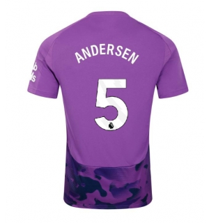 Fulham Joachim Andersen #5 Tredjedrakt 2024-25 Kortermet
