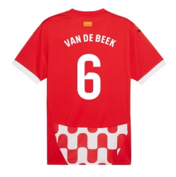 Girona Donny van de Beek #6 Hjemmedrakt 2024-25 Kortermet
