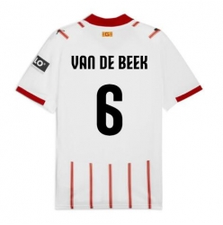 Girona Donny van de Beek #6 Hjemmedrakt 2025-26 Kortermet