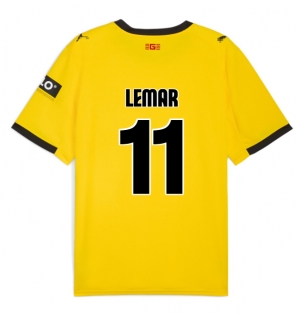 Girona Thomas Lemar #11 Bortedrakt 2025-26 Kortermet