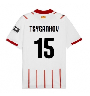 Girona Viktor Tsyhankov #15 Hjemmedrakt 2025-26 Kortermet