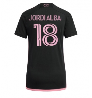 Inter Miami Jordi Alba #18 Bortedrakt Dame 2024-25 Kortermet
